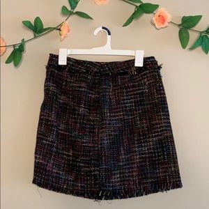 Plaid shirt skirt